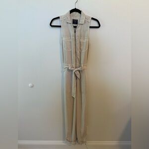 Abercrombie XS Khaki Utility Jumpsuit